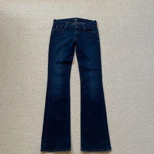 7 for all mankind Kimmie jeans size30  fit more like 26-28.